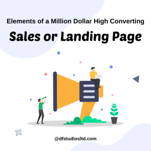 elements of a million dollar high converting sales or landing page